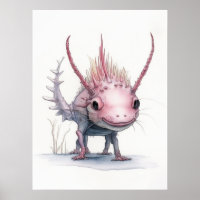 Cute Axolotl Art: