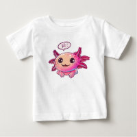 Cute Axolotl Comic in cartoon style