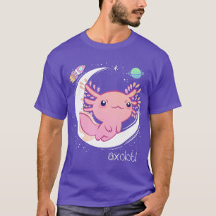 Cute Axolotl Lover Snaxolotl (114) T-Shirt