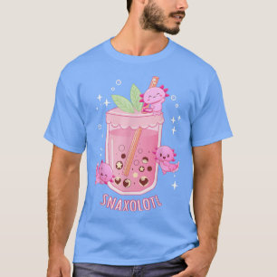 Cute Axolotl Lover Snaxolotl Kawaii, Kids Axolotl T-Shirt