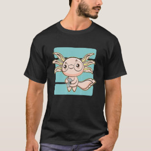 Cute Axolotl Pet Ambystoma Mexicanum Walking Fish T-Shirt