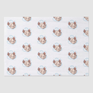 Cute Axolotl Robot Tissue Paper