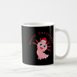Cute Axolotl Santa Merry Christmas T Shirt  Coffee Mug