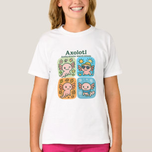 Cute Axolotl Seasons Collection – Seasons T-Shirt