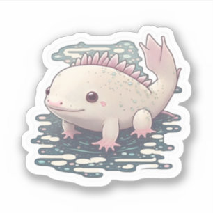 Cute Axolotl Sticker