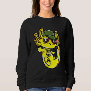 Cute Axolotls Walking Pet Fish Sweatshirt