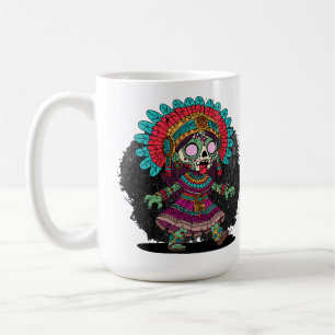 Cute Aztec Zombie Coffee Mug