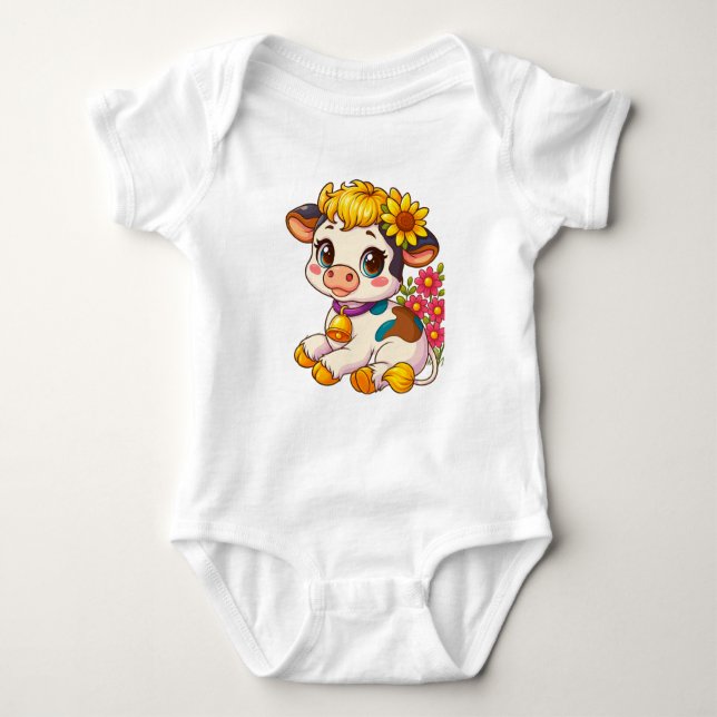 Cute Babies Baby Bodysuit (Front)