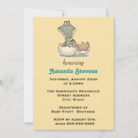 Cute Baby Alligator Baby Shower