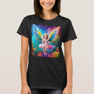 Cute Baby Angel Colourful Design-38424 T-Shirt