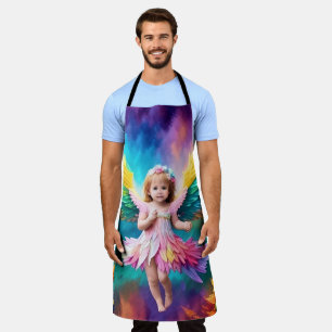 Cute Baby Angel Wings Art-38424 Apron