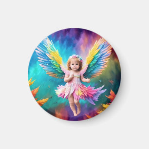 Cute Baby Angel Wings Art-38424 Magnet
