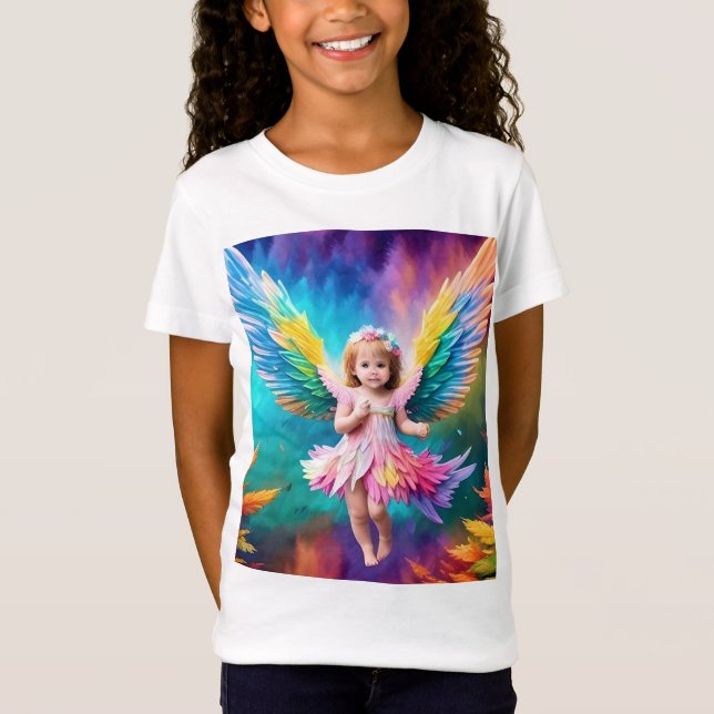 Cute Baby Angel Wings Art-38424 T-Shirt (Front)