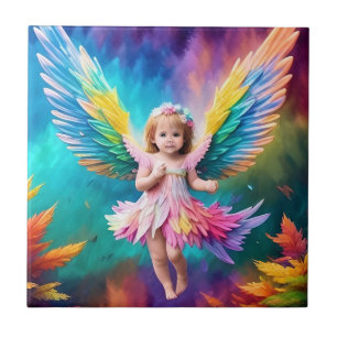 Cute Baby Angel Wings Art-38424 Tile