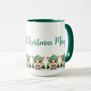 Cute Baby Animal Xmas Customized Mug