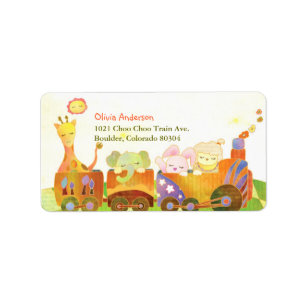 Cute Baby Animals Address Label