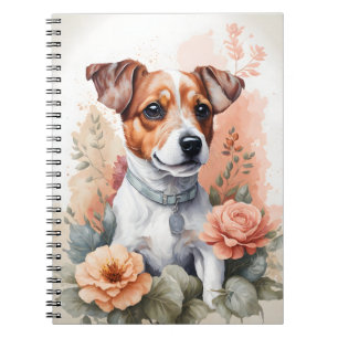 Cute Baby Animals   Cute Jack Russel Terrier Puppy Notebook