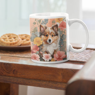 Cute Baby Animals Cute Shetland Sheepdog Puppy Coffee Mug