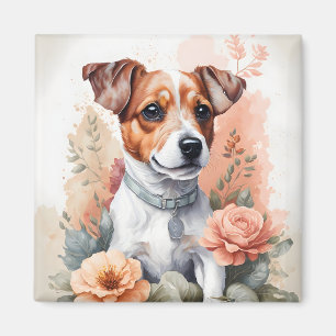 Cute Baby Animals   Jack Russell Terrier Puppy Magnet