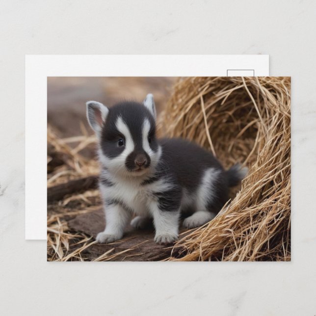 Cute Baby Animals, Postcrossing Postcard (Front/Back)