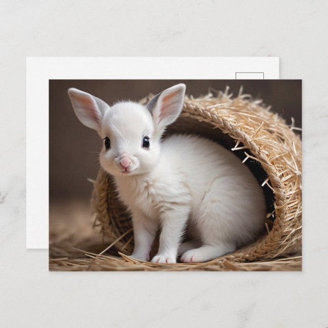 Cute Baby Animals, Postcrossing Postcard (Front/Back)