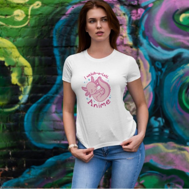 Cute Baby Axolotl Anime 	 T-Shirt (Creator Uploaded)