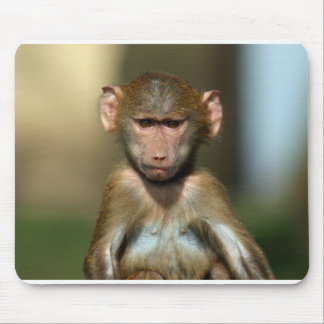 Cute Baby Baboon Mousemat / Mousepad