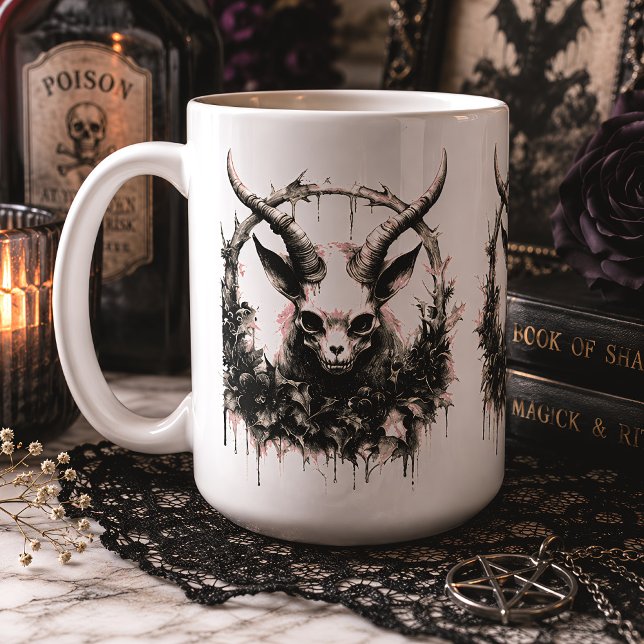Cute Baby Baphomet Occult Gothic Coffee Mug (Creator Uploaded)