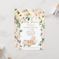 Cute Baby Basket Floral Baby Shower
