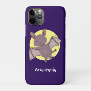 Cute baby bat flying cartoon illustration Case-Mate iPhone case