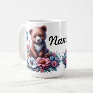 Cute Baby Bear Cub Woodland Wildlife Coffee Mug