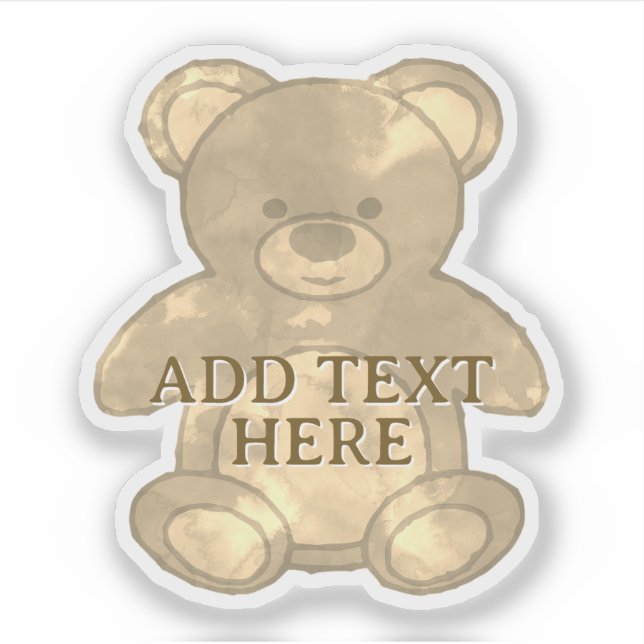 Cute Baby Bear Custom Text (Front)