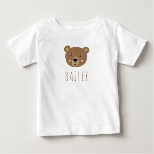 Cute baby bear modern blue T-Shirt