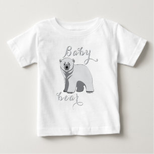 Cute Baby Bear Polar Bear Family T-Shirt