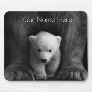 Cute Baby Bear Wildlife Mouse Pad