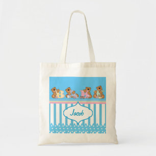 Cute Baby Bears for a Boy Tote Bag