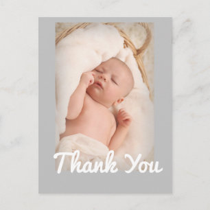 Cute Baby Birth Announcement Thank You Postcard