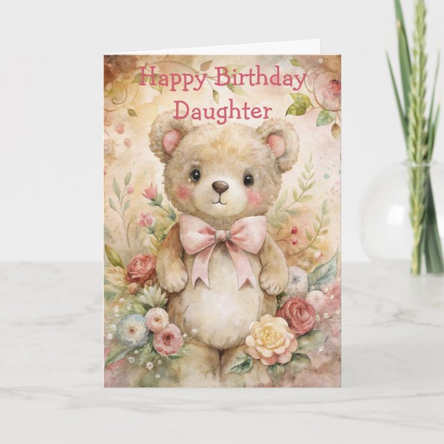 Cute Baby Birthday Card (Front)