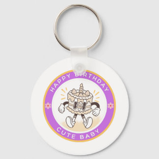 Cute Baby Birthday keychains