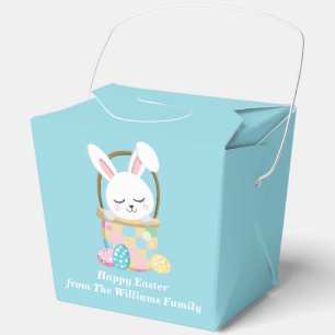Cute Baby Blue Easter Bunny Party Fortune Favour Box