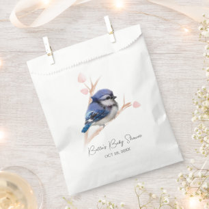 Cute Baby Blue Jay Baby Shower Favour Bags