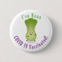Cute baby bok choy cartoon illustration