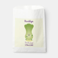 Cute baby bok choy cartoon illustration