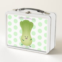 Cute baby bok choy cartoon illustration