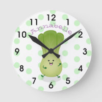 Cute baby bok choy cartoon illustration