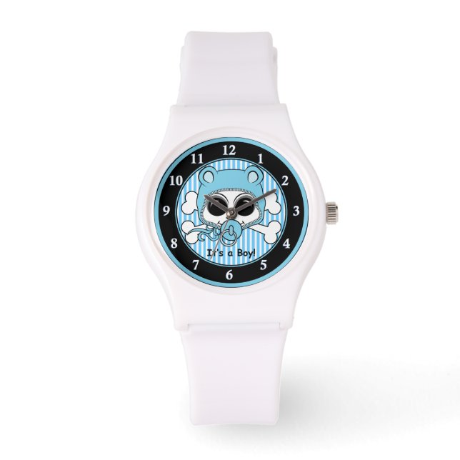 Cute Baby Boy Skull Watch (Front)