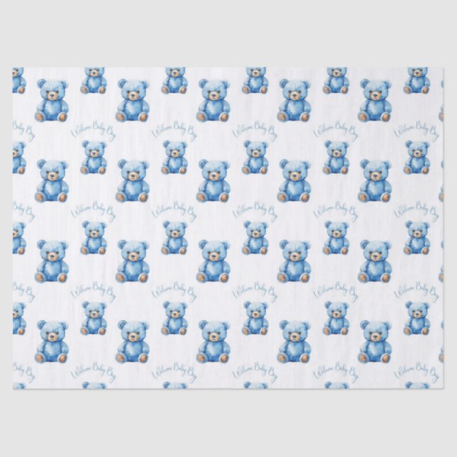 Cute baby boy   tissue paper (Front)