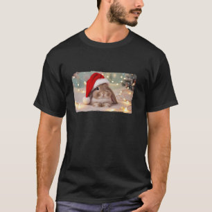 Cute Baby Bunny Animal Christmas Matching Family W T-Shirt