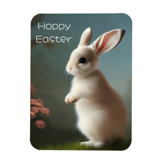 Cute Baby Bunny Portrait  Magnet (Vertical)
