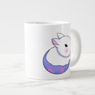 Cute Baby Bunny Rabbit Easter Large Coffee Mug